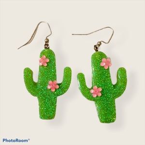 Cactus earrings